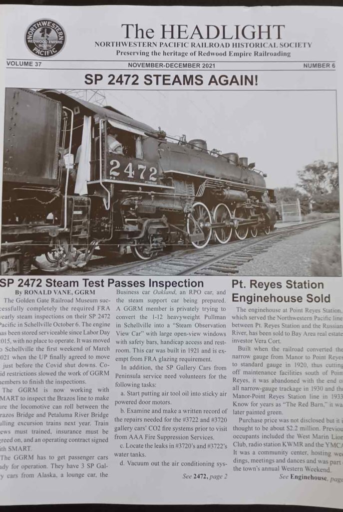 the headlight publication by NWPRRHS
